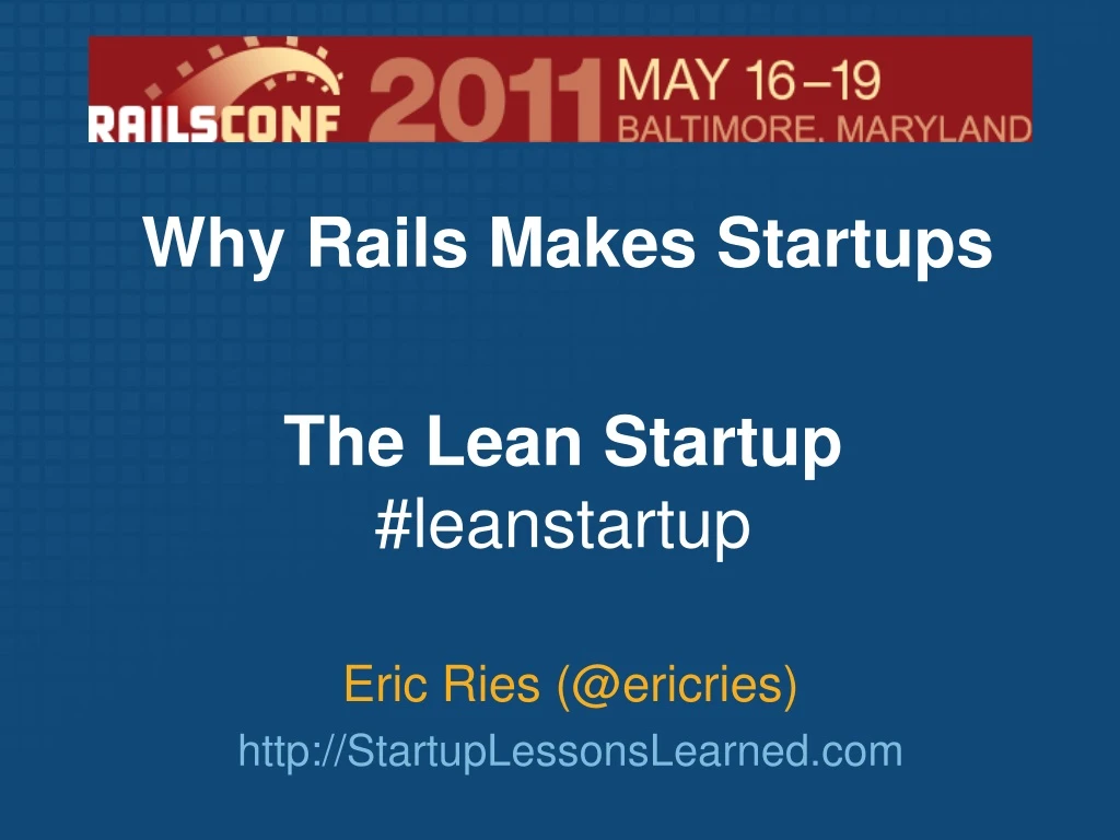 why rails makes startups