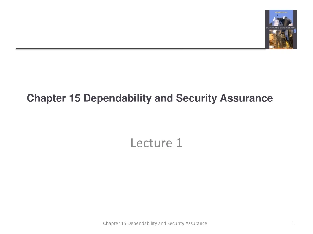 chapter 15 dependability and security assurance