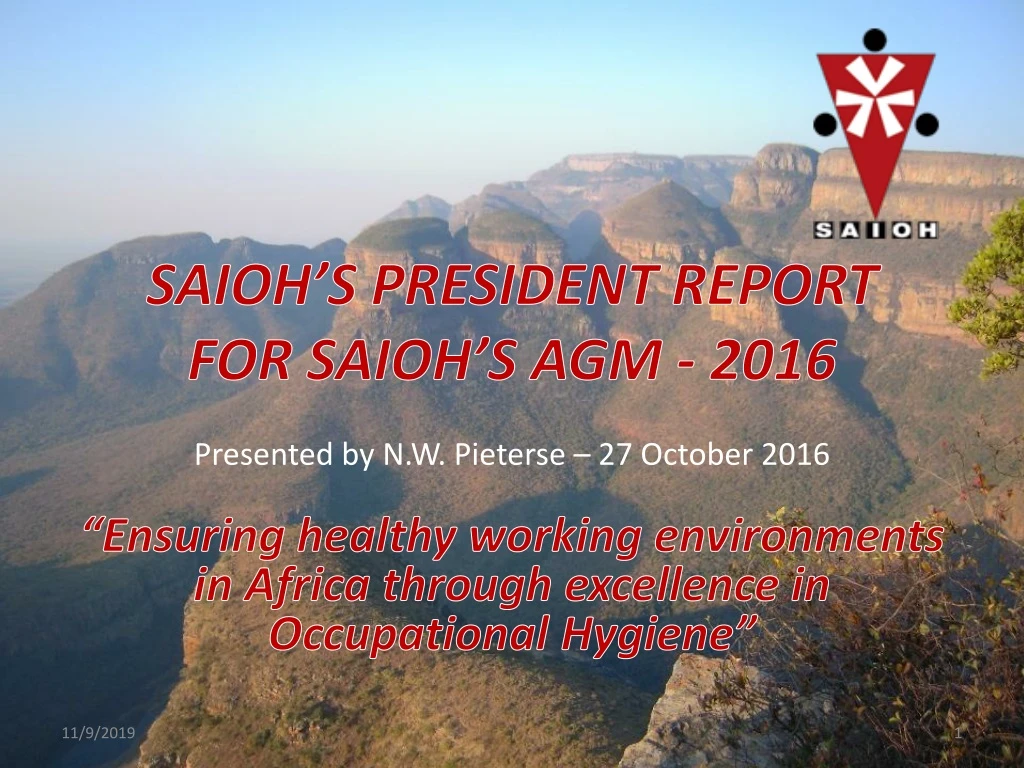 saioh s president report for saioh s agm 2016