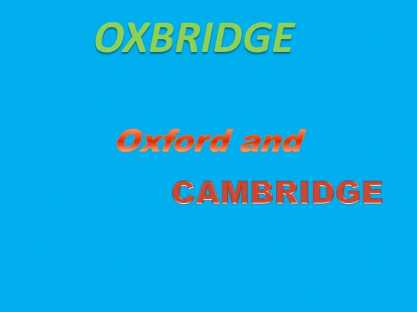 OXBRIDGE
