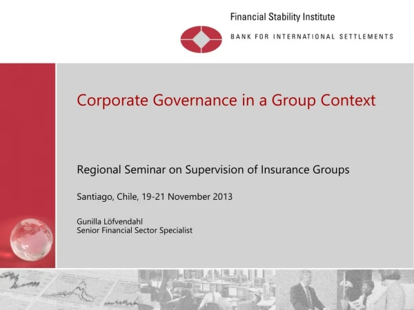 Corporate Governance in a Group Context