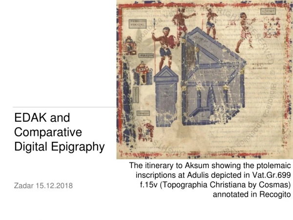 EDAK and Comparative Digital Epigraphy