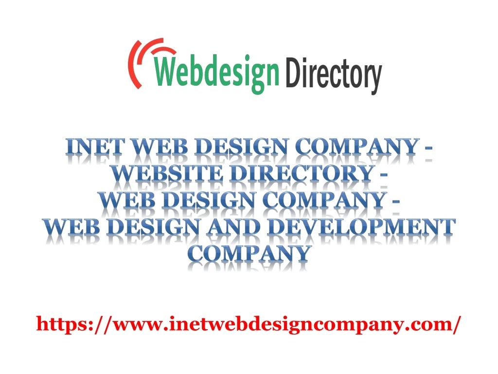 inet web design company website directory web design company web design and development company