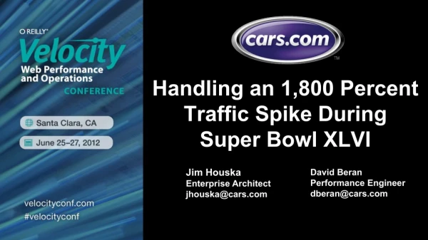 Handling an 1,800 Percent Traffic Spike During Super Bowl XLVI