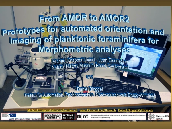 From AMOR to AMOR2 Prototypes for automated orientation and