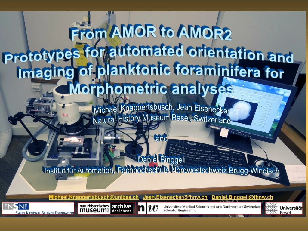 from amor to amor2 prototypes for automated