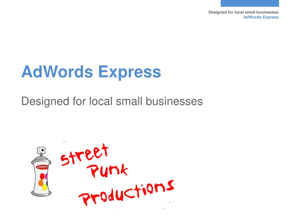 designed for local small businesses adwords