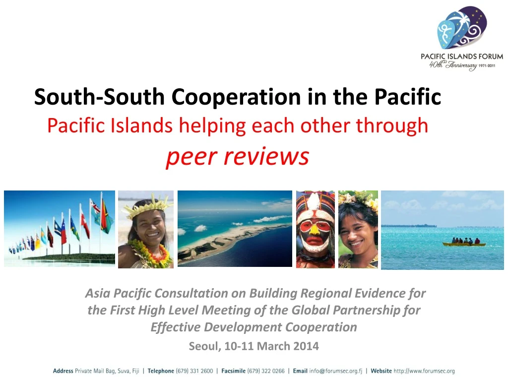 south south cooperation in the pacific pacific islands helping each other through peer reviews