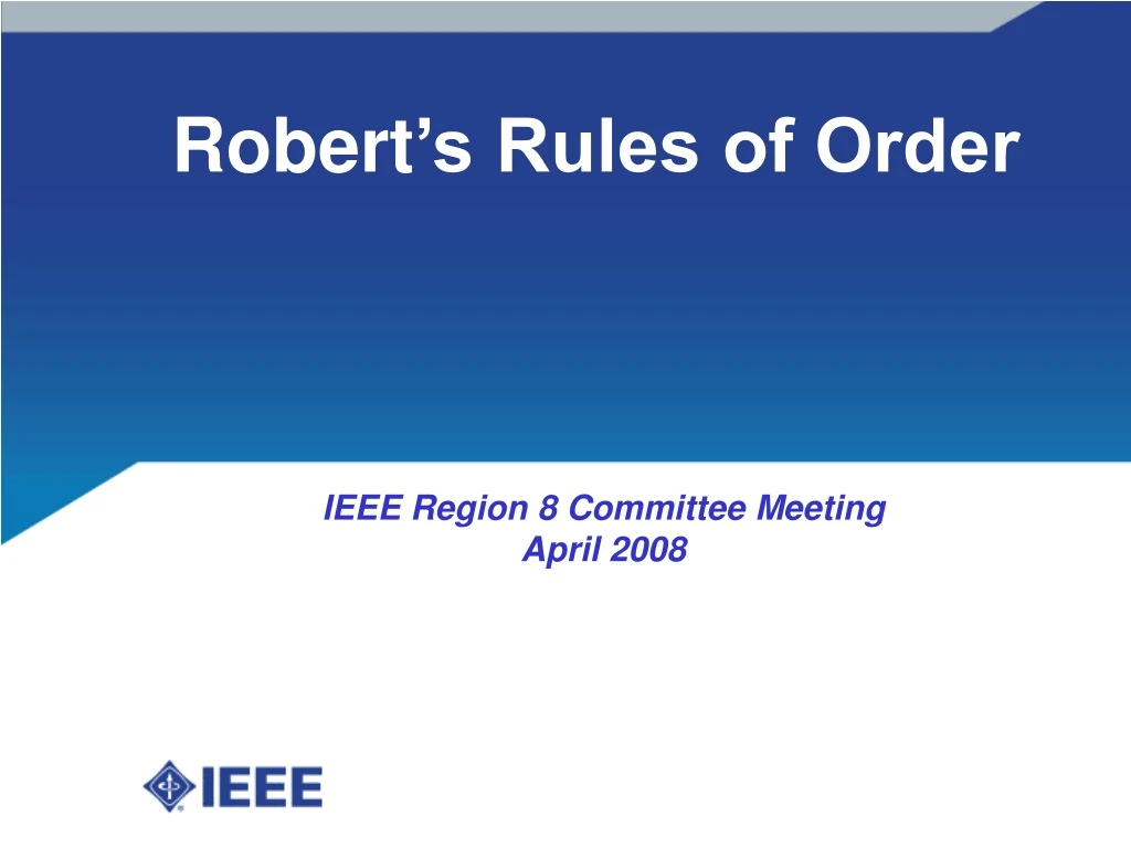 robert s rules of order