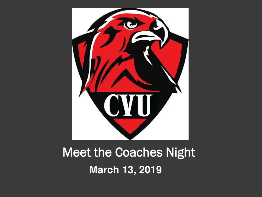 meet the coaches night