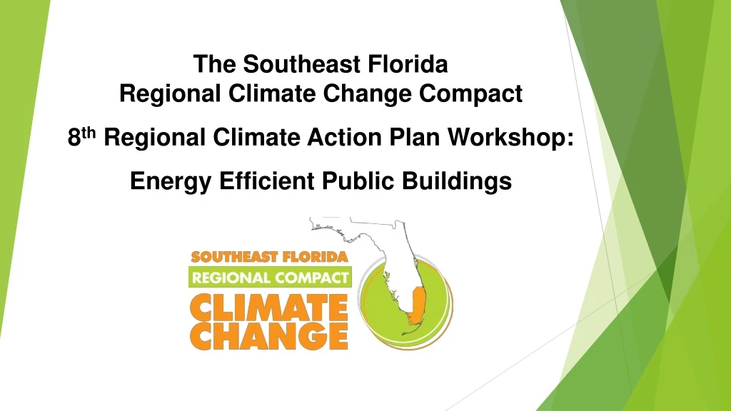 the southeast florida regional climate change