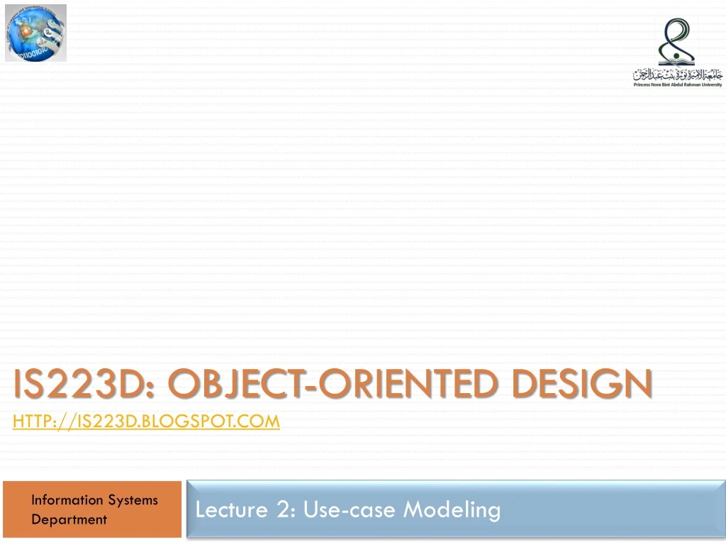 is223d object oriented design http is223d blogspot com