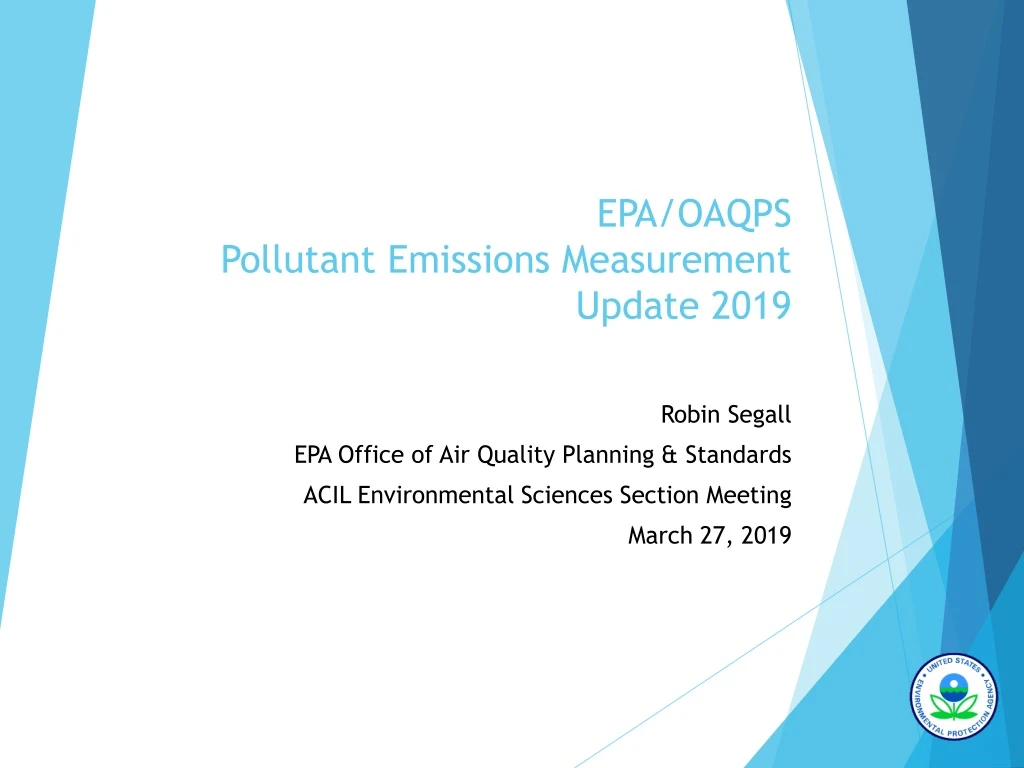 epa oaqps pollutant emissions measurement update 2019