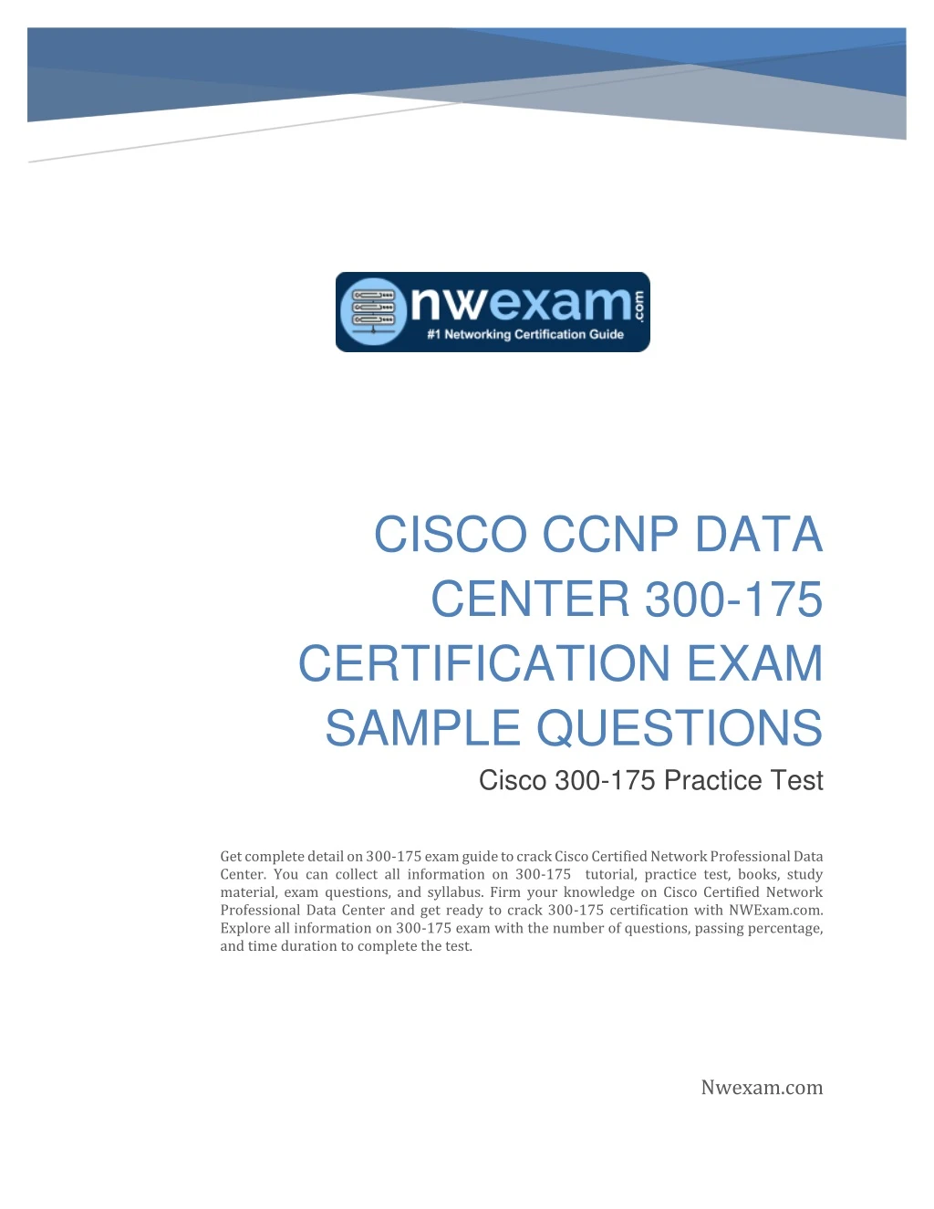 cisco ccnp data center 300 175 certification exam