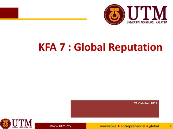 KFA 7 : Global Reputation