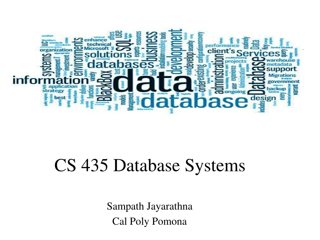 cs 435 database systems