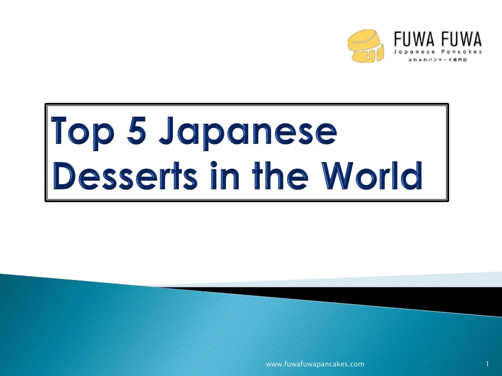 top 5 japanese desserts in the world
