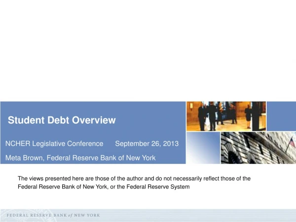 Student Debt Overview