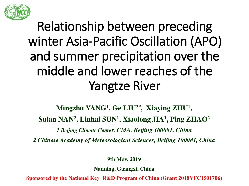 relationship between preceding winter asia