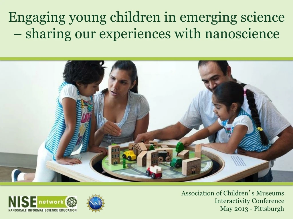 engaging young children in emerging science