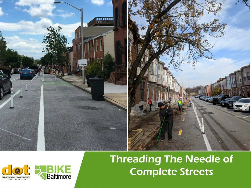 threading the needle of complete streets