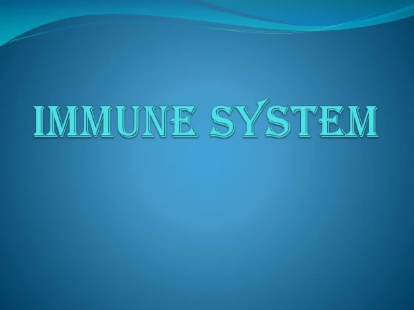 IMMUNe system