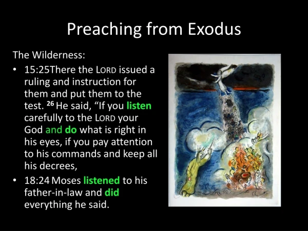 Preaching from Exodus
