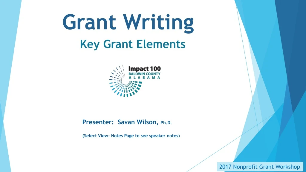 grant writing