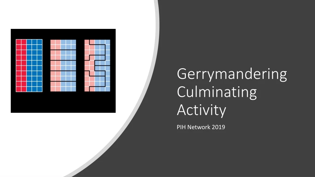 gerrymandering culminating activity