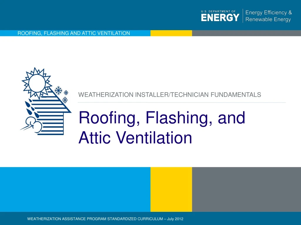 roofing flashing and attic ventilation