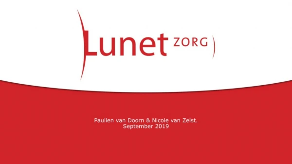 Paulien van Doorn &amp; Nicole van Zelst. September 2019