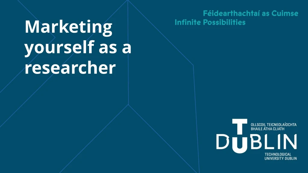 marketing yourself as a researcher