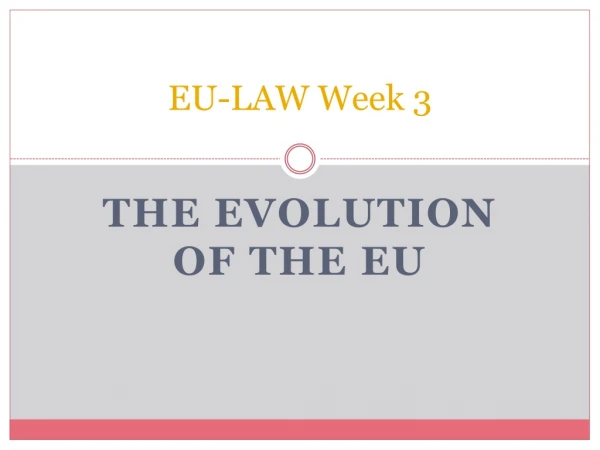 EU-LAW Week 3