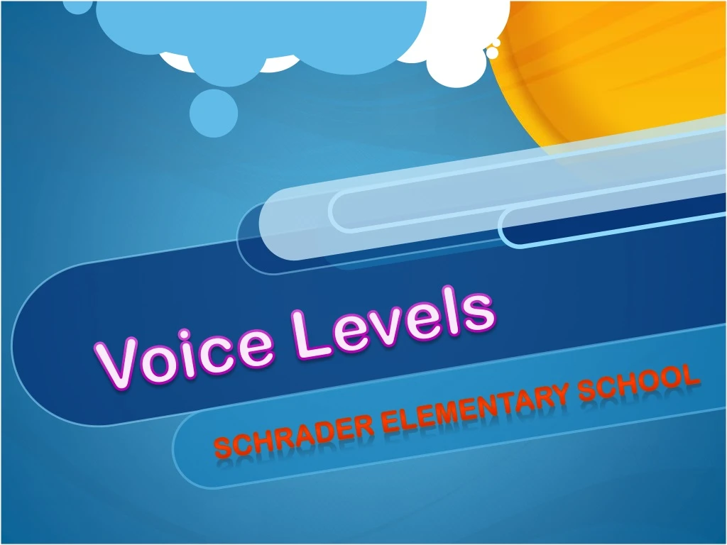 voice levels
