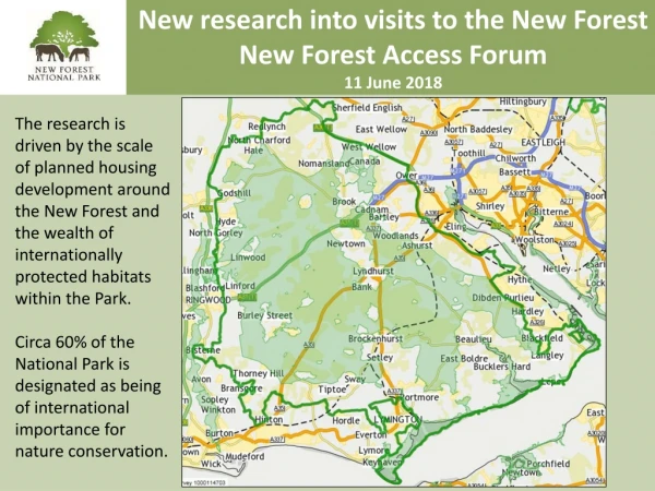 New research into visits to the New Forest