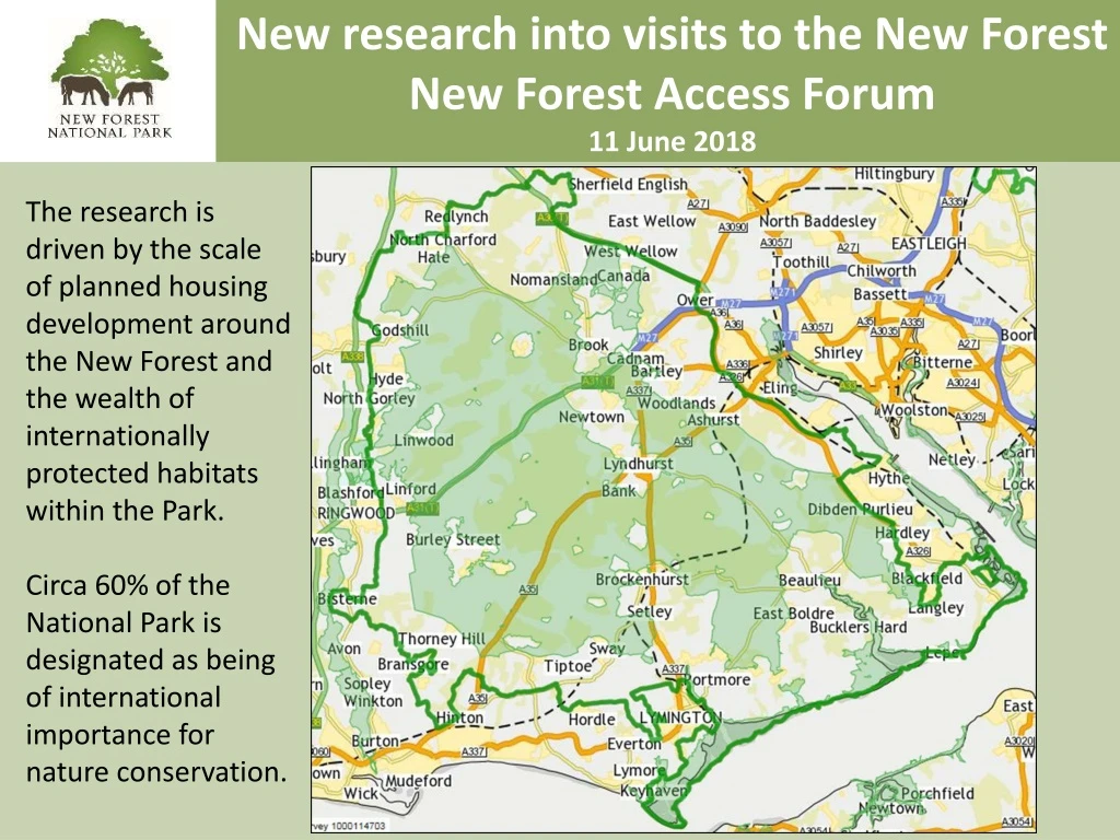 new research into visits to the new forest