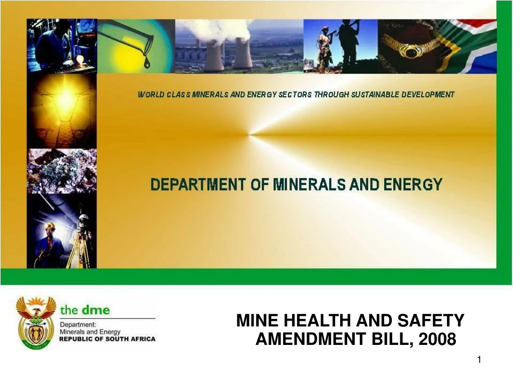 mine health and safety amendment bill 2008