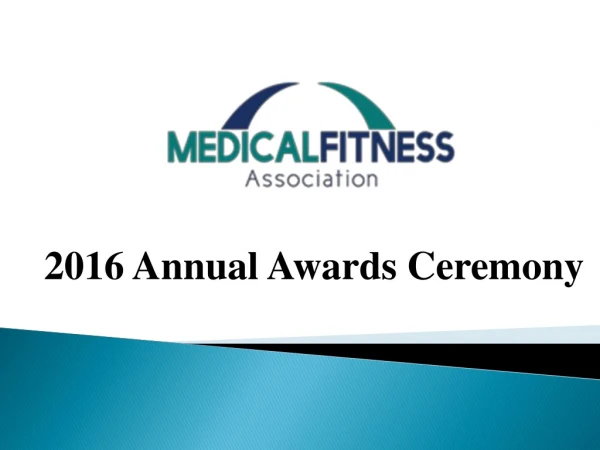 2016 Annual Awards Ceremony