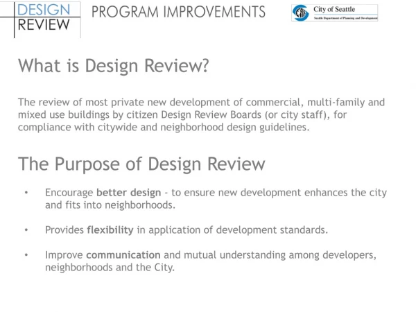 What is Design Review?