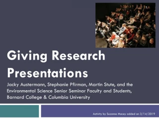 Effective Scientific Presentations: Mastering the Art of Giving and Engaging - slide 1