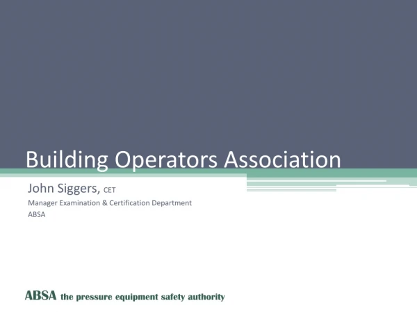 Building Operators Association