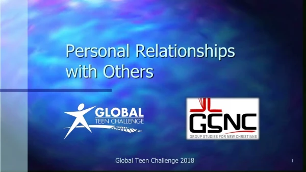 personal relationships with others