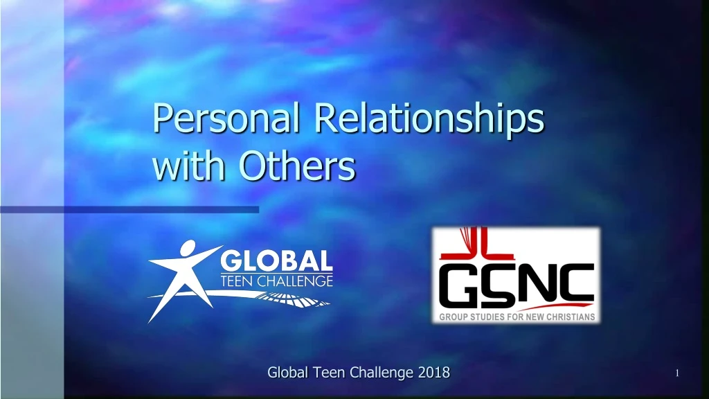personal relationships with others