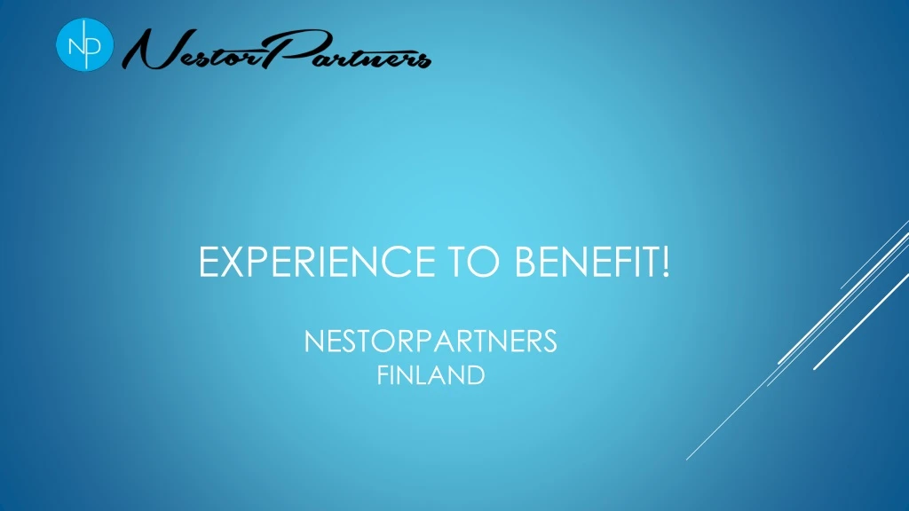 experience to benefit nestorpartners finland