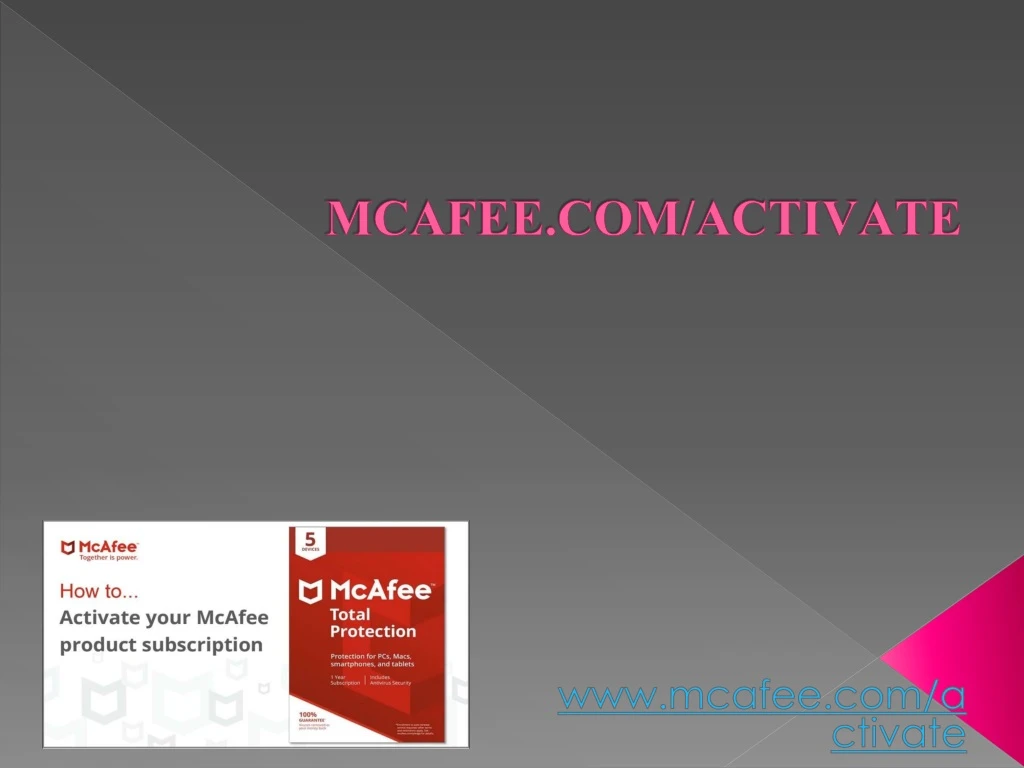 mcafee com activate