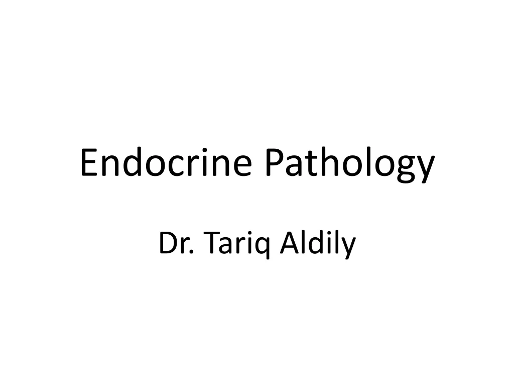 endocrine pathology