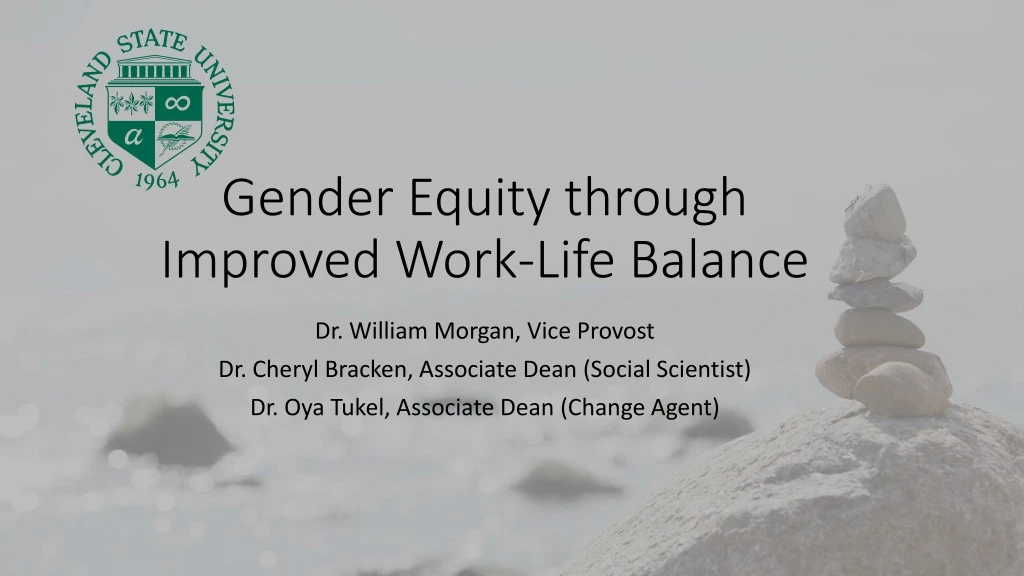 gender equity through improved work life balance