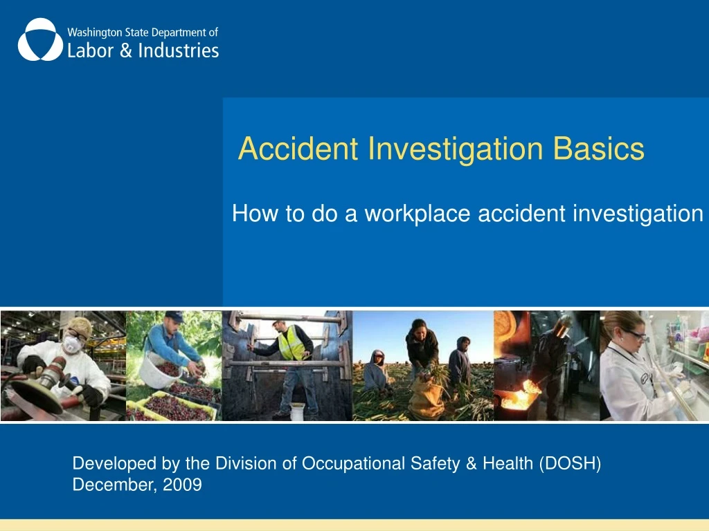 accident investigation basics