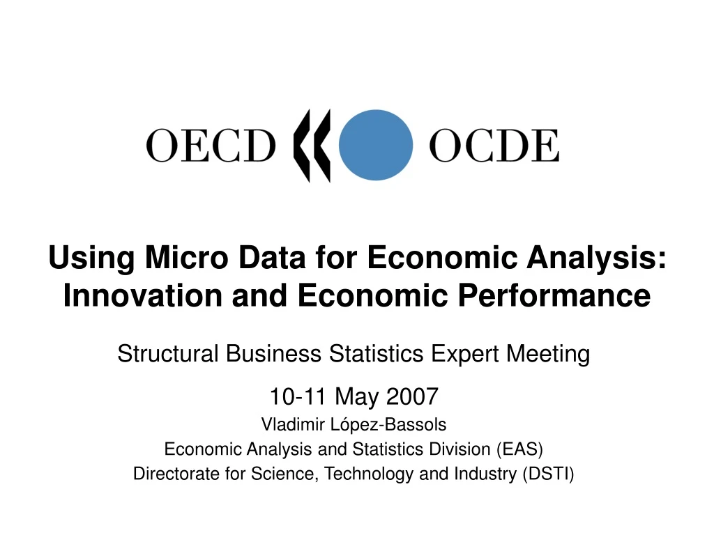 structural business statistics expert meeting