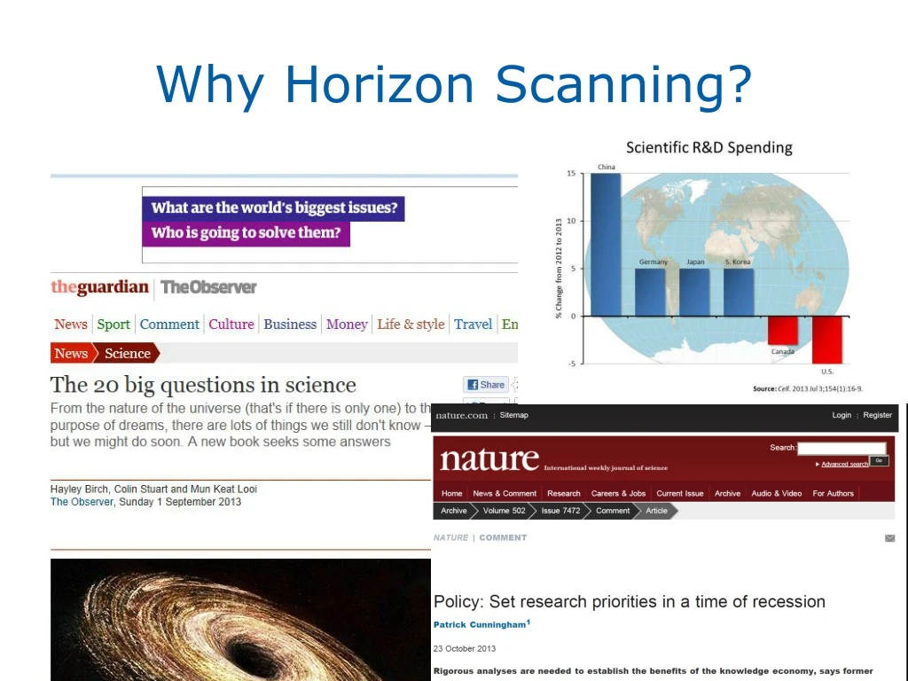 why horizon scanning